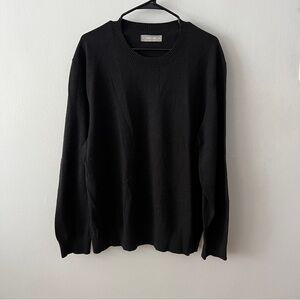 Everlane Men's Classic Black Crewneck Sweater